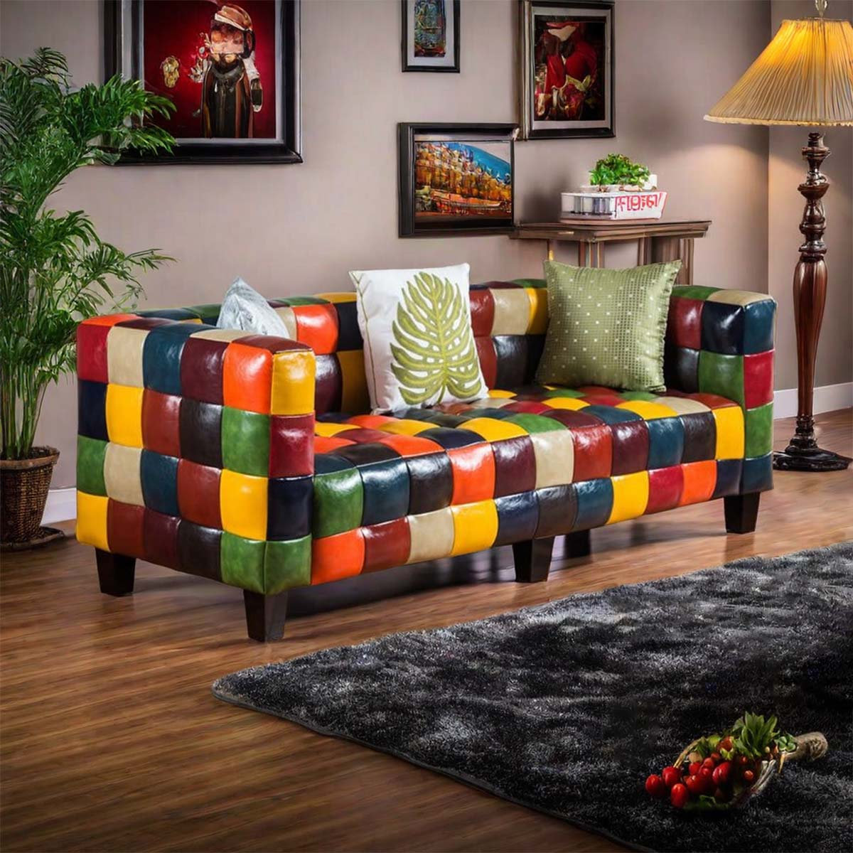 Latitude Run® Kyairra Faux Leather Sofa | Wayfair